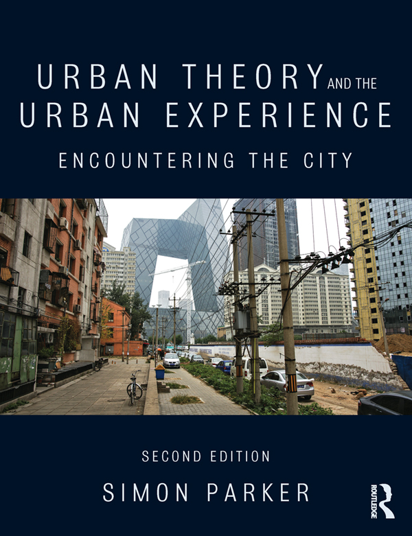 Cover image for Urban Theory and the Urban Experience