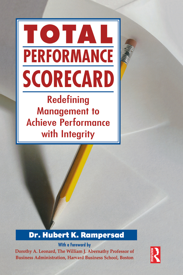 Cover image for Total Performance Scorecard