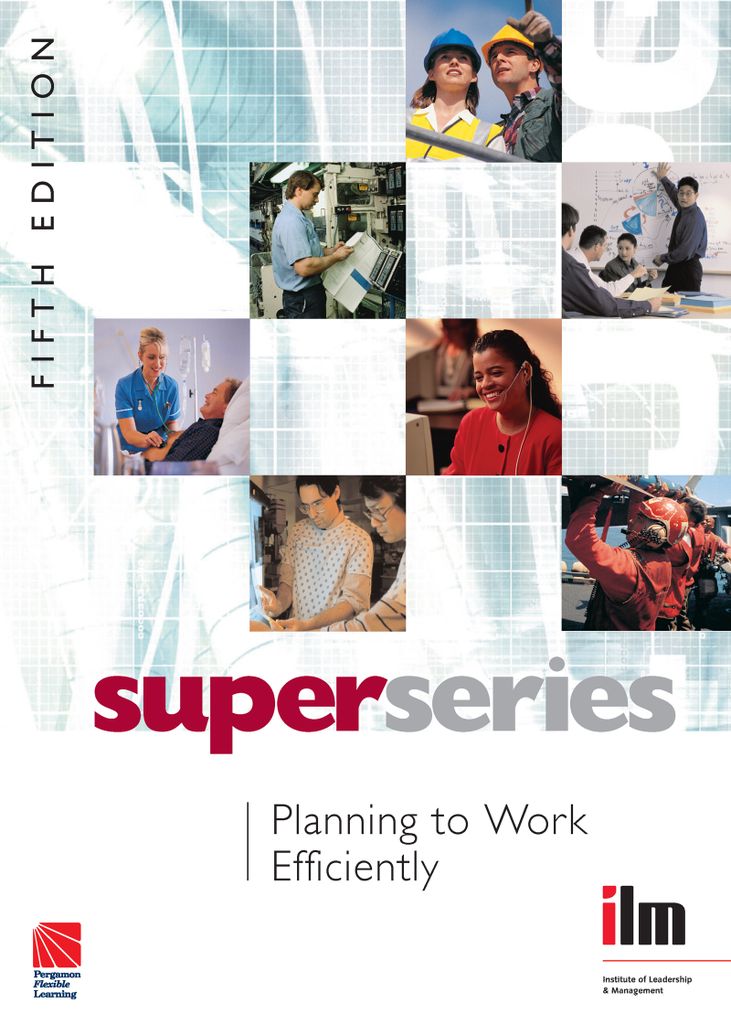 Cover image for Planning to Work Efficiently