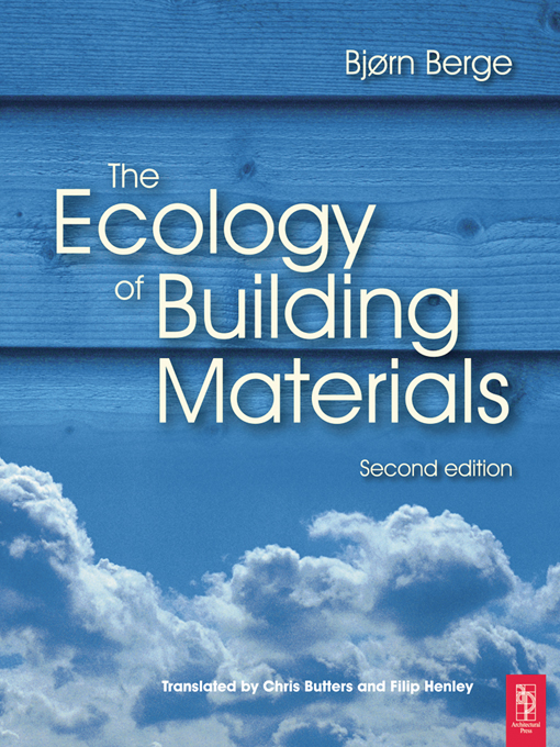 Cover image for The Ecology of Building Materials