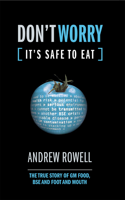 Cover image for Don't Worry (It's Safe to Eat)