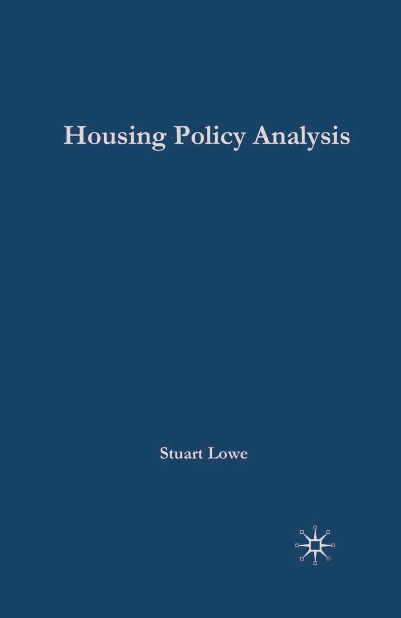Cover image for Housing Policy Analysis