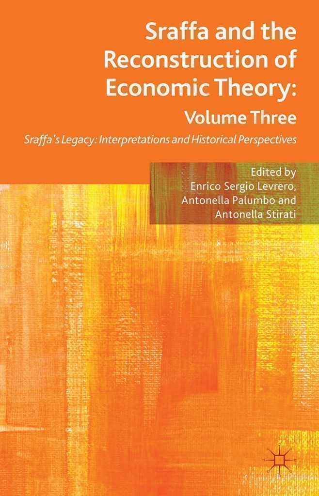 Cover image for Sraffa and the Reconstruction of Economic Theory: Volume Three