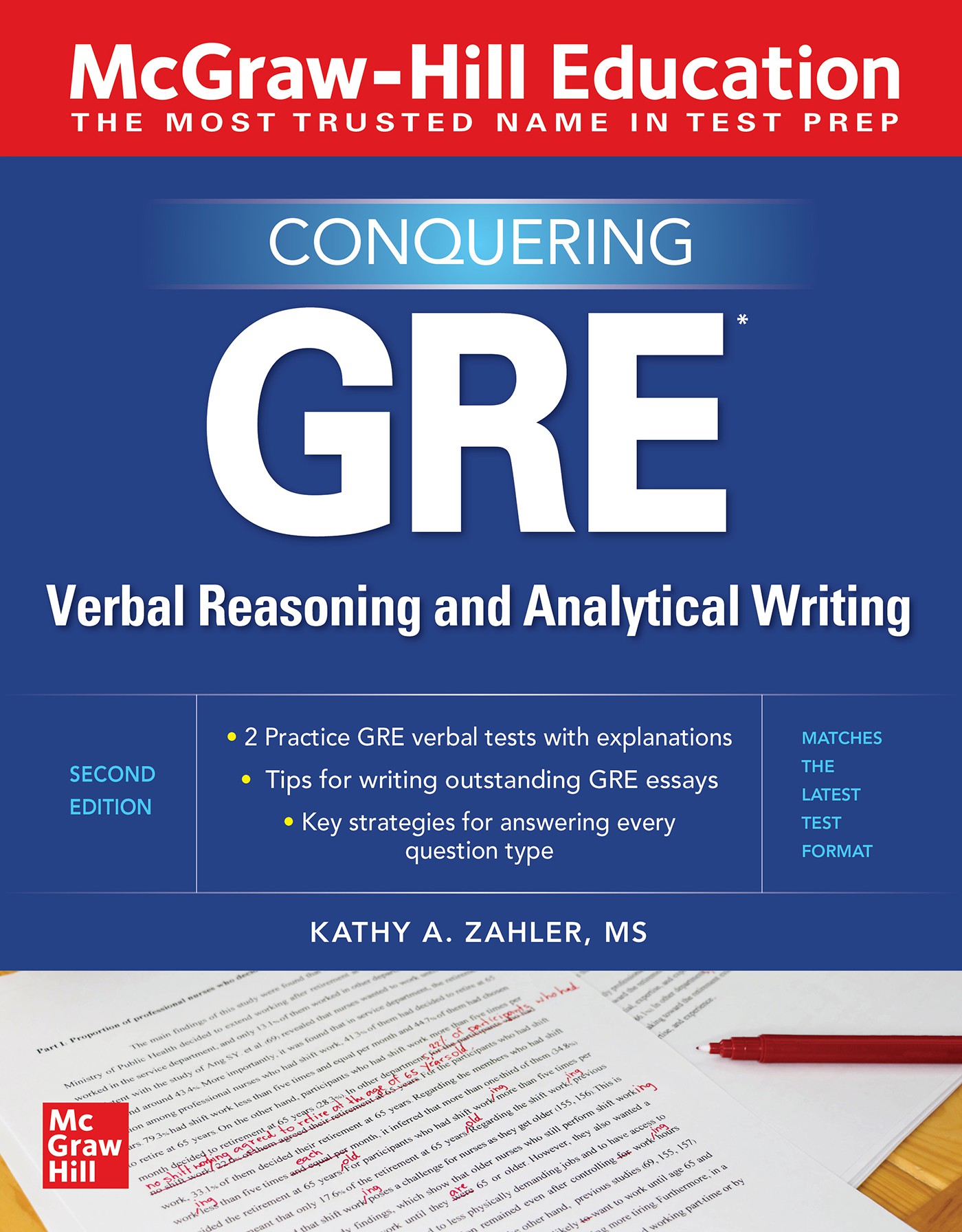 McGraw-Hill Education Conquering GRE by: Kathy A. Zahler