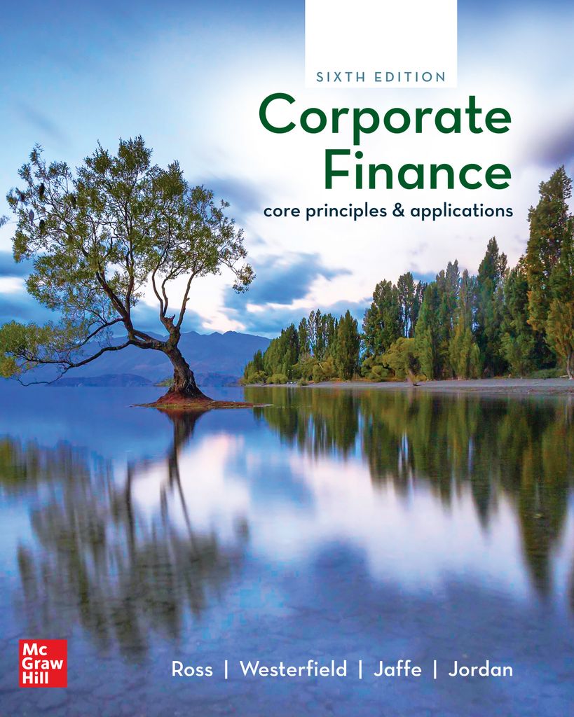 Cover image for Corporate Finance: Core Principles and Applications