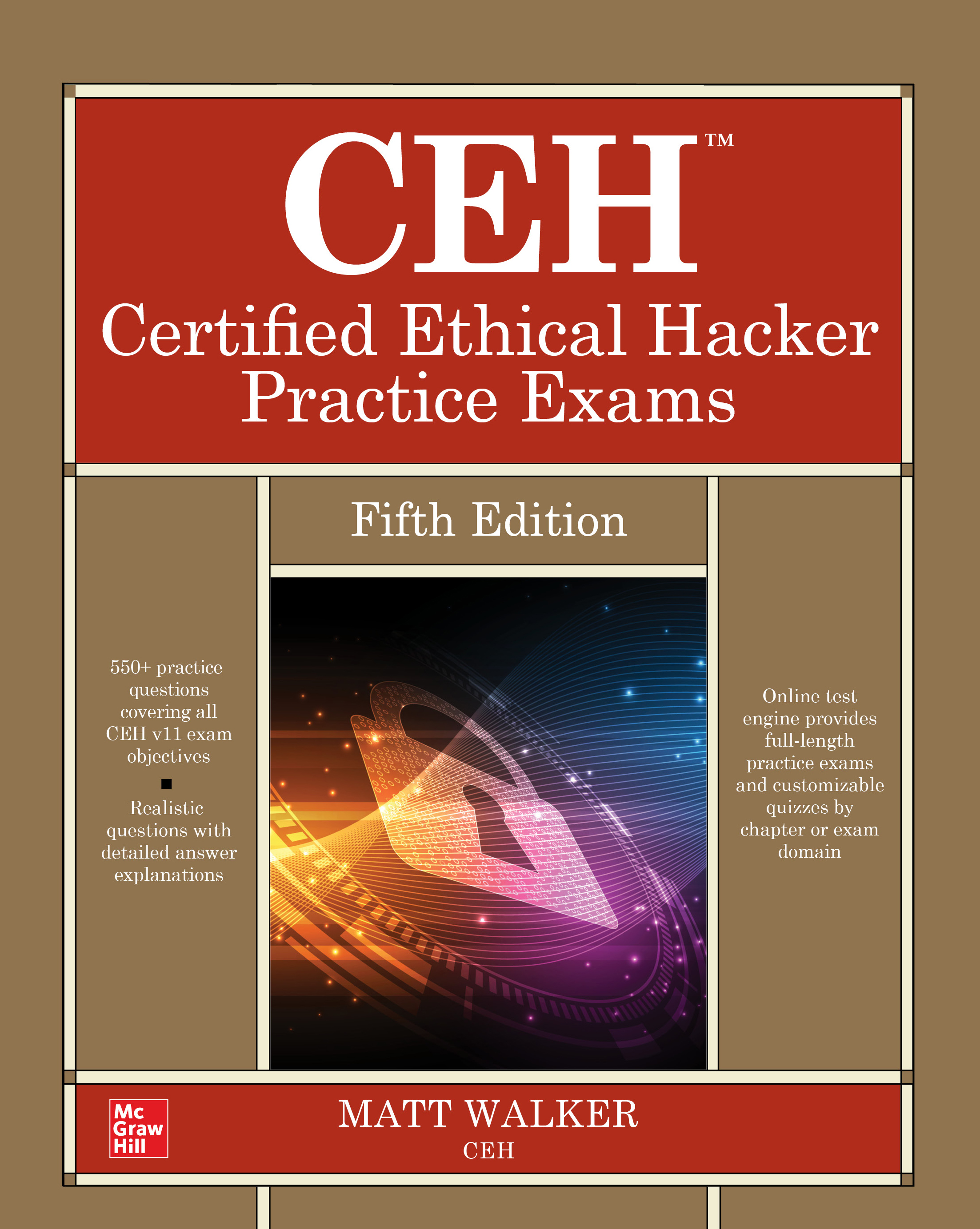 Cover image for CEH Certified Ethical Hacker Practice Exams, Fifth Edition