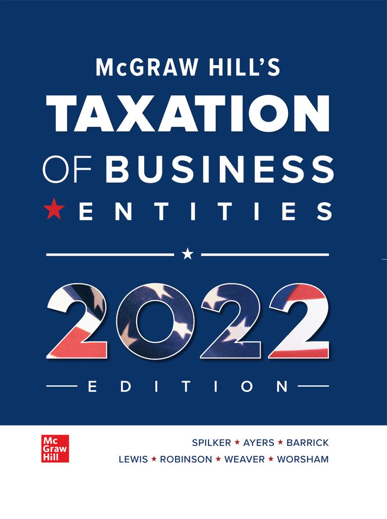 Cover image for McGraw-Hill's Taxation of Business Entities 2022 Edition