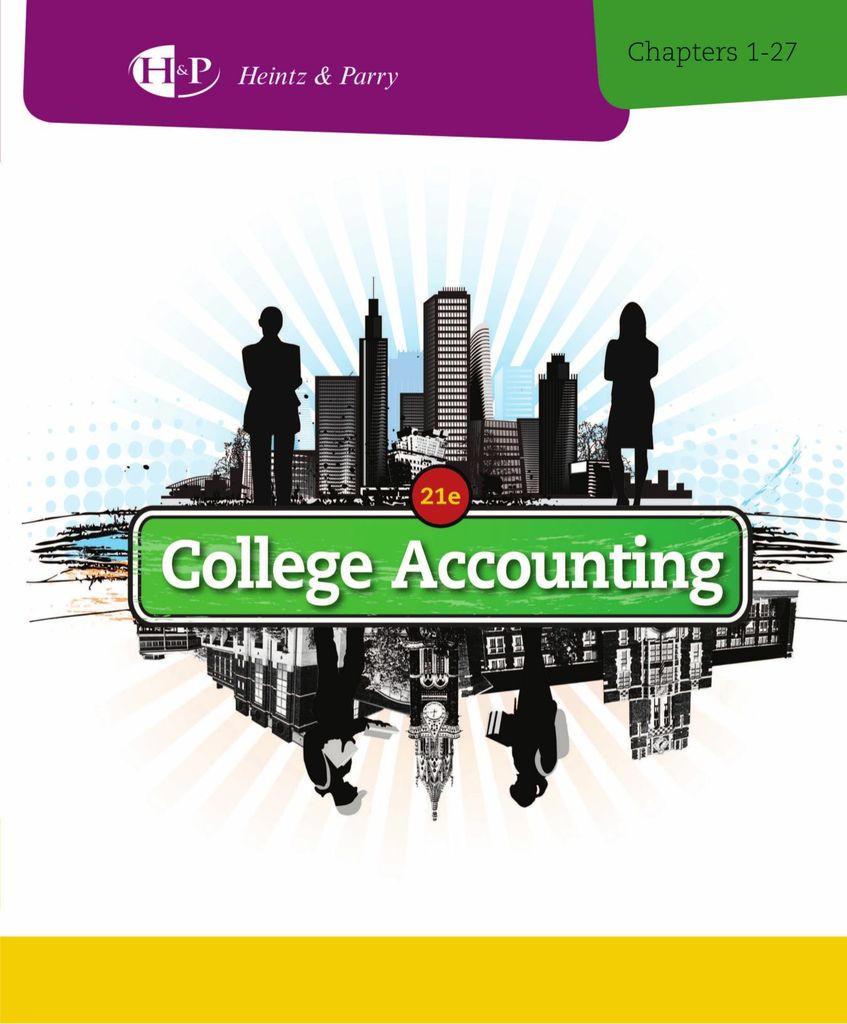 College Accounting, Chapters 1-27