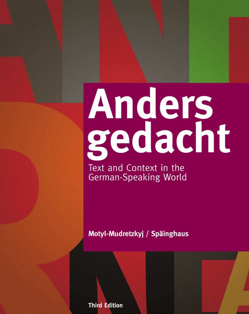 Anders gedacht: Text and Context in the German-Speaking World