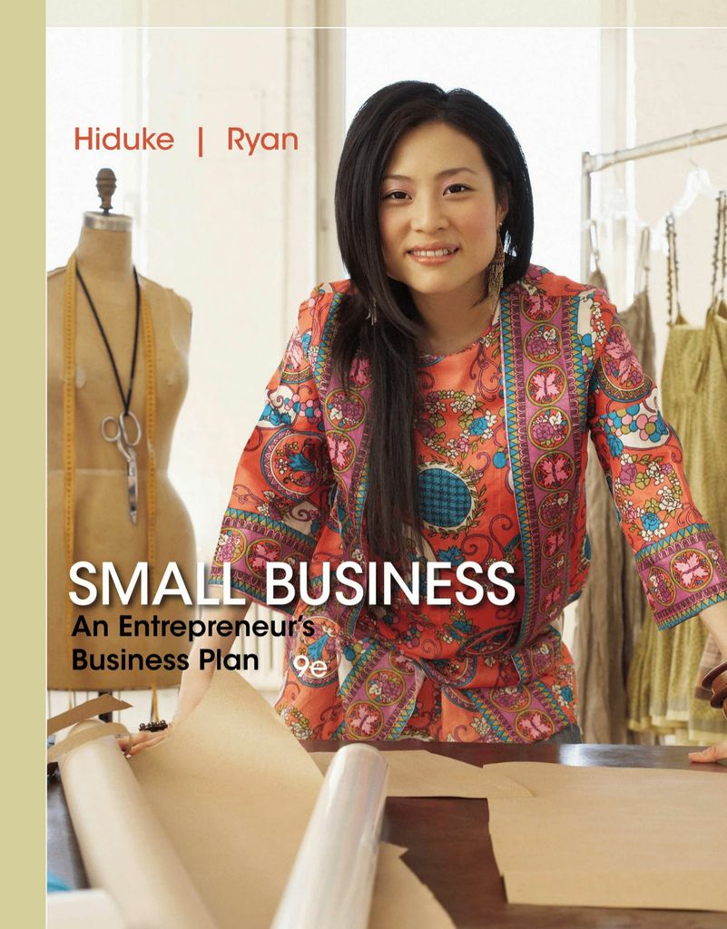 Small Business: An Entrepreneur's Business Plan