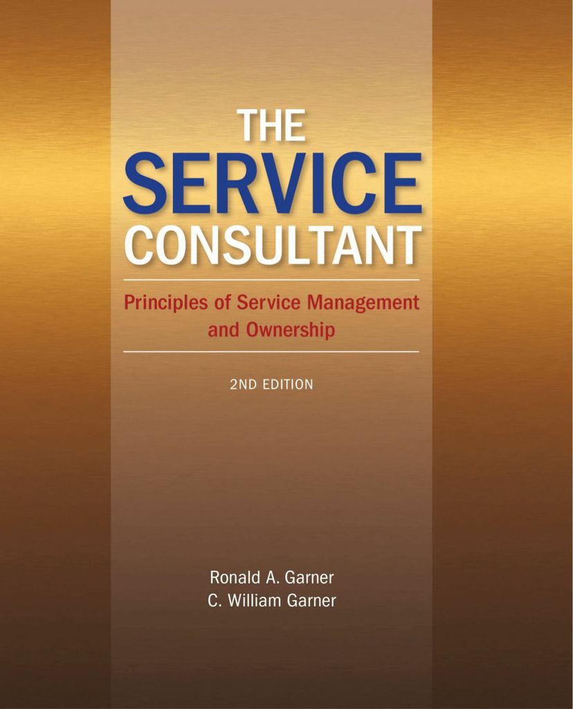 The Service Consultant: Principles of Service Management and Ownership