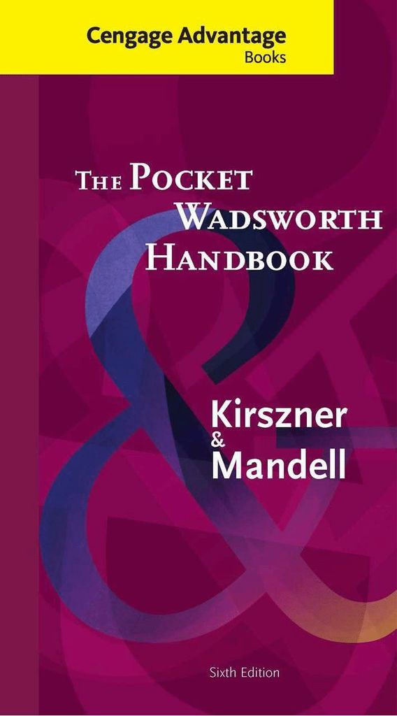 Cengage Advantage Books: The Pocket Wadsworth Handbook