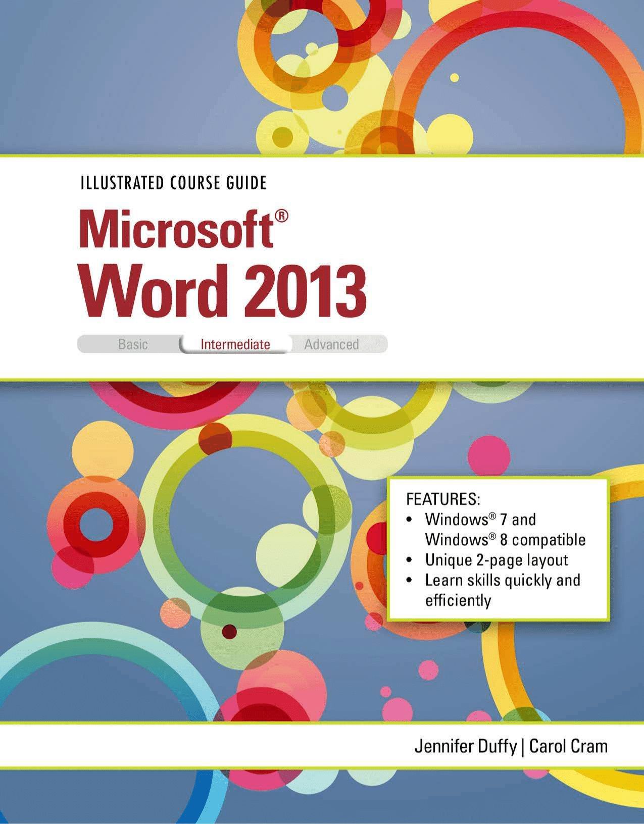 Illustrated Course Guide: Microsoft Word 2013 Intermediate