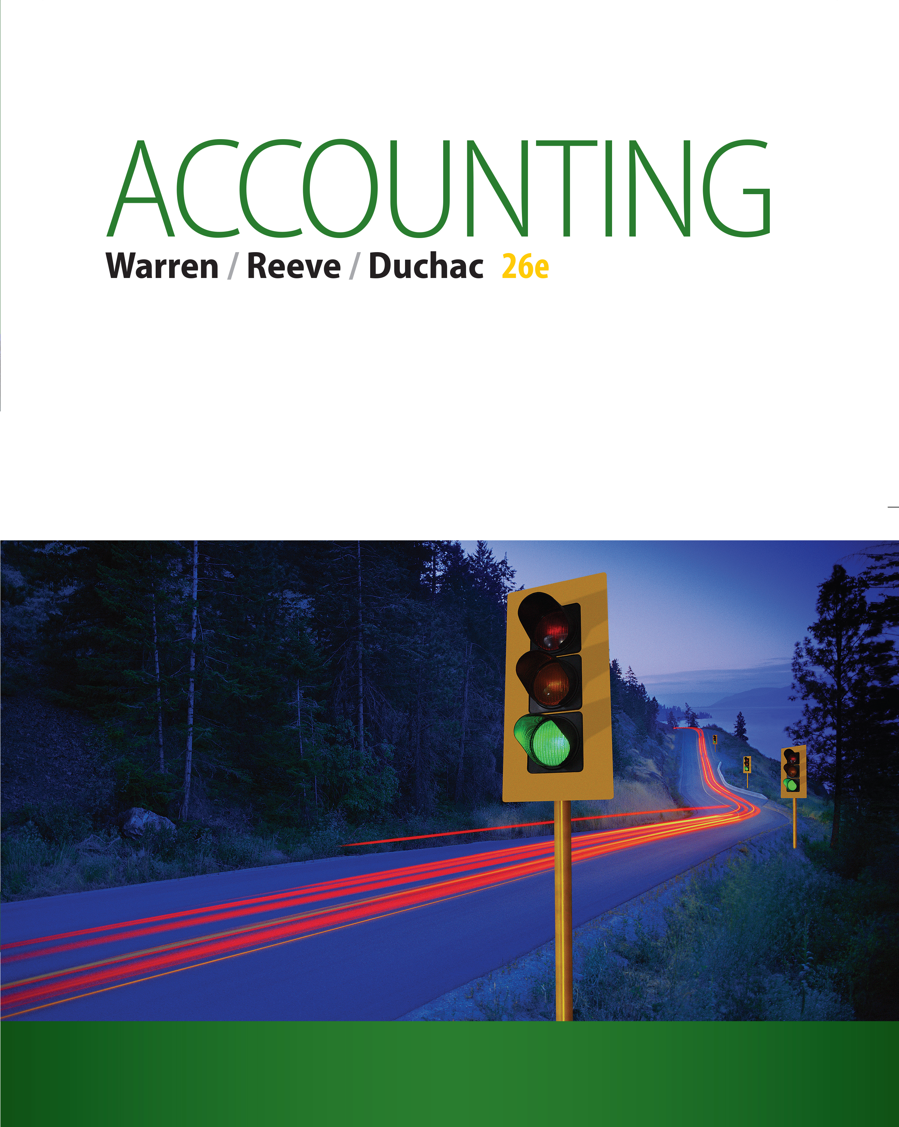 Accounting 26Th Edition  by Warren/Reeve/Duchac'S 