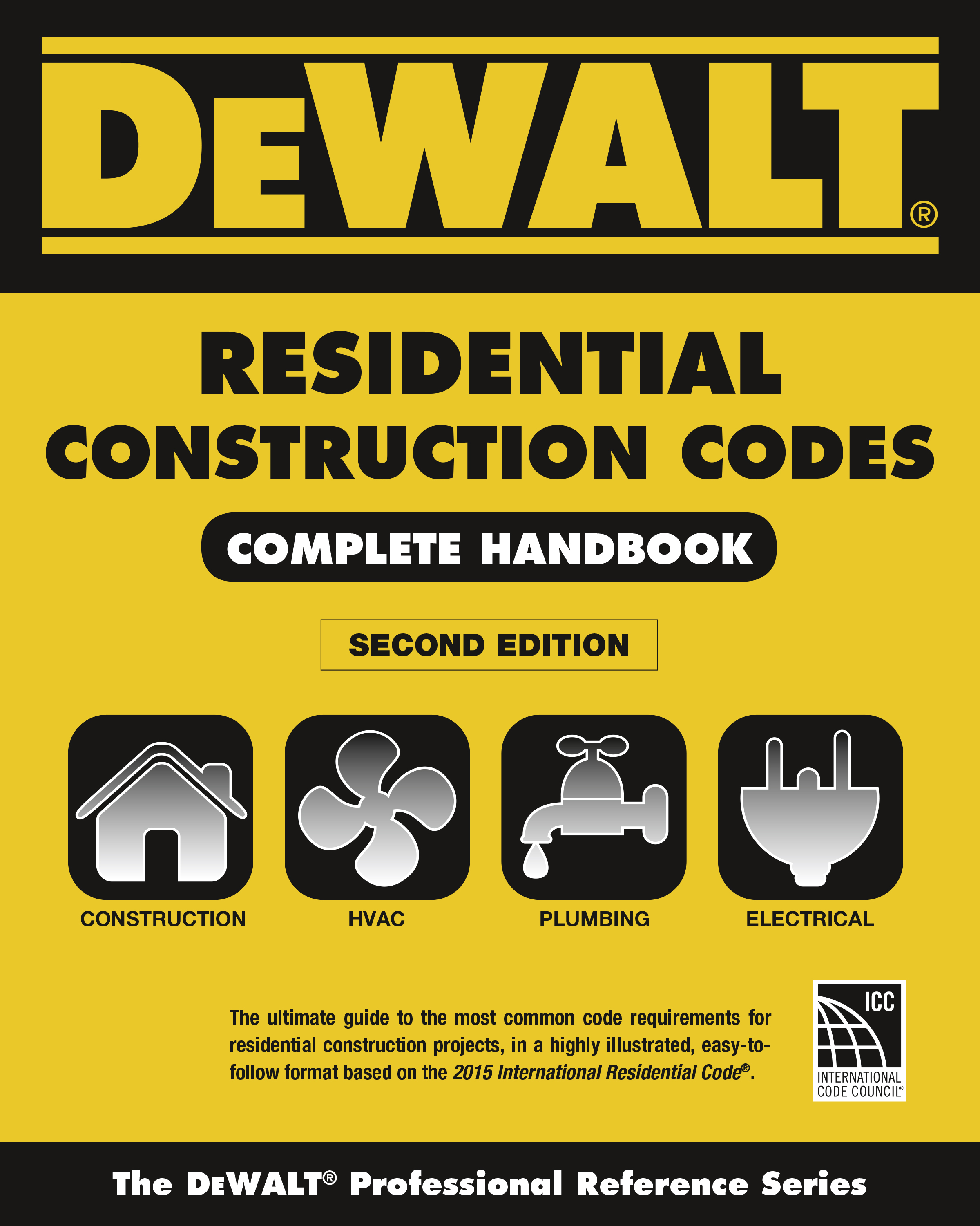 Cover image for DEWALT 2015 Residential Construction Codes: Complete Handbook