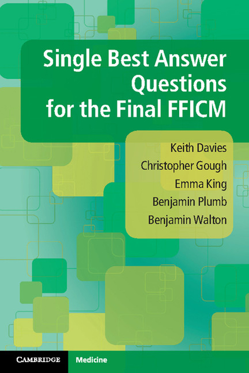 Cover image for Single Best Answer Questions for the Final FFICM