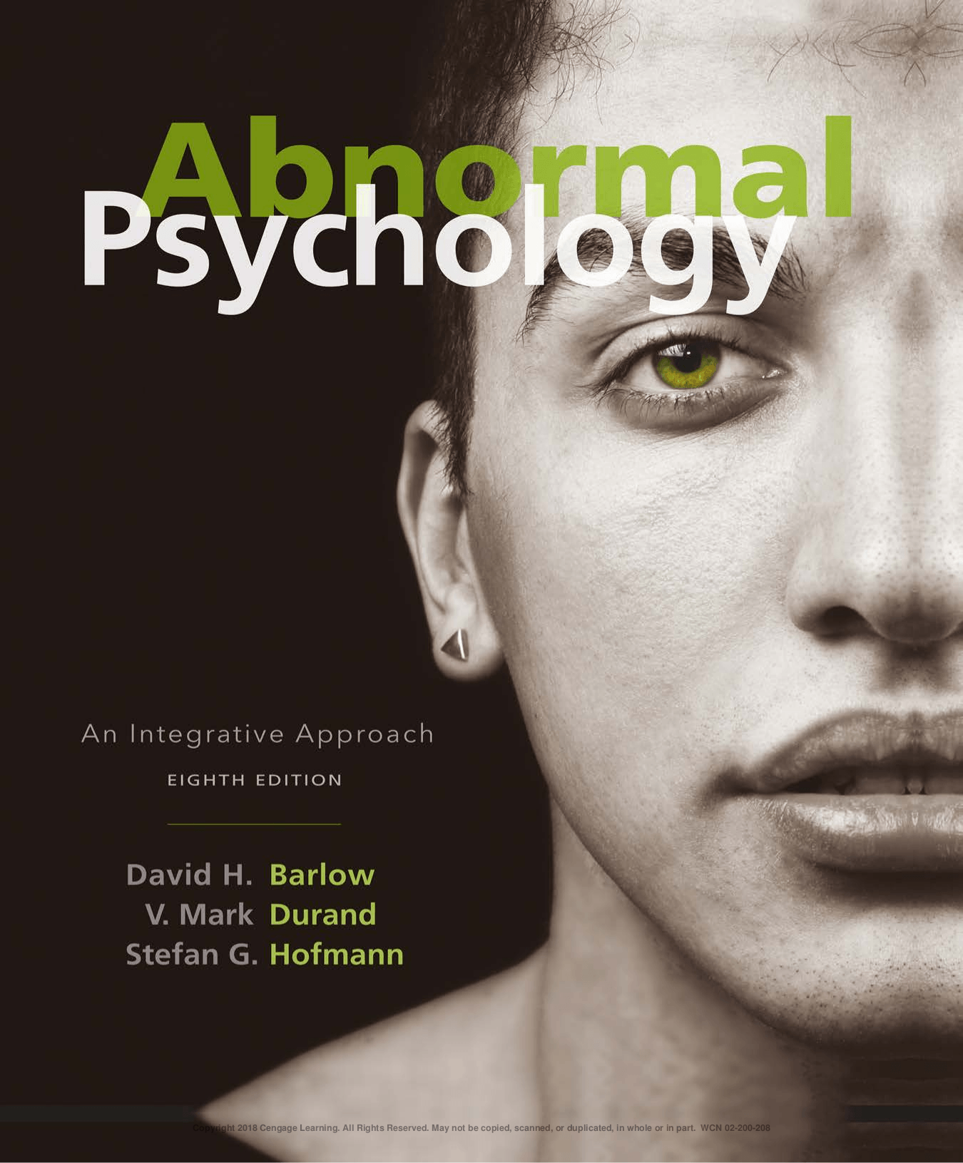 Abnormal Psychology: An Integrative by: David H. Barlow