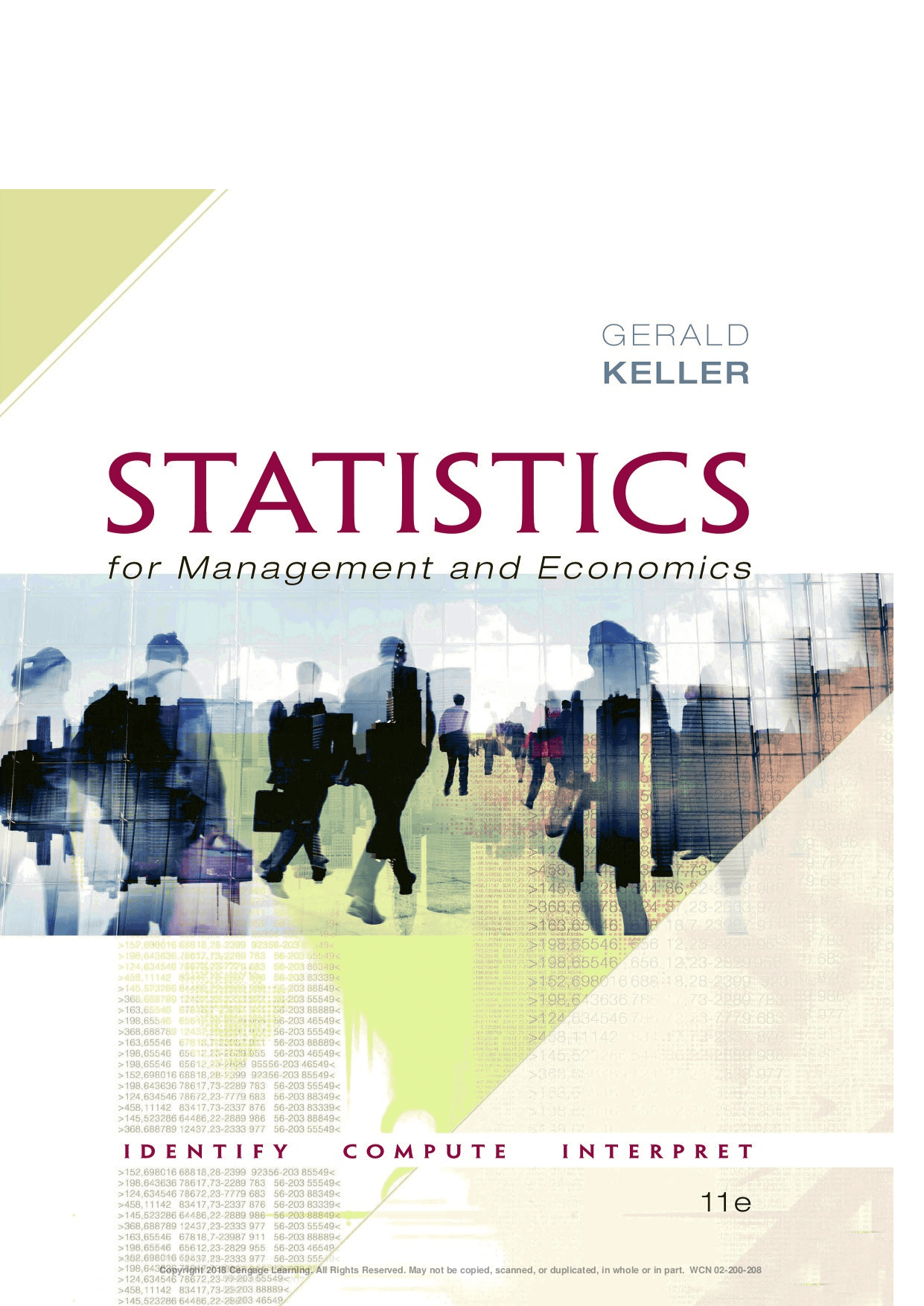 Statistics for Management and Economics by: Gerald Keller