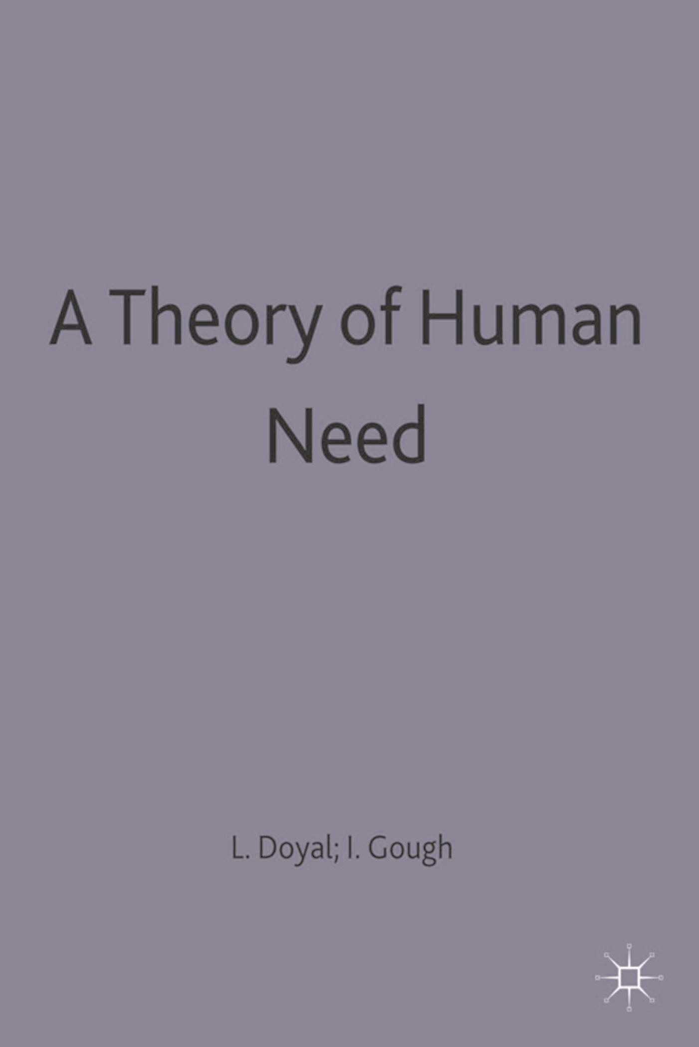 Cover image for A Theory of Human Need