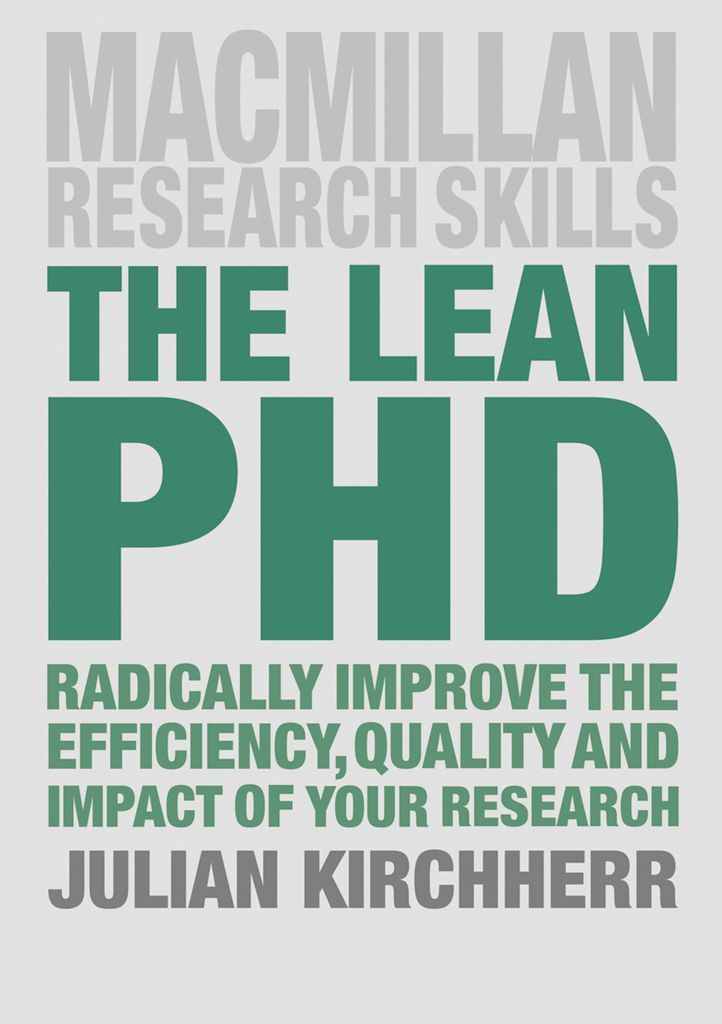 Cover image for The Lean PhD