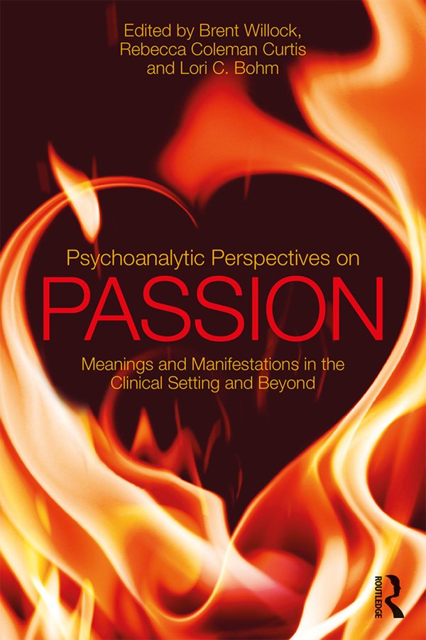 Cover Image For Psychoanalytic Perspectives On Passion