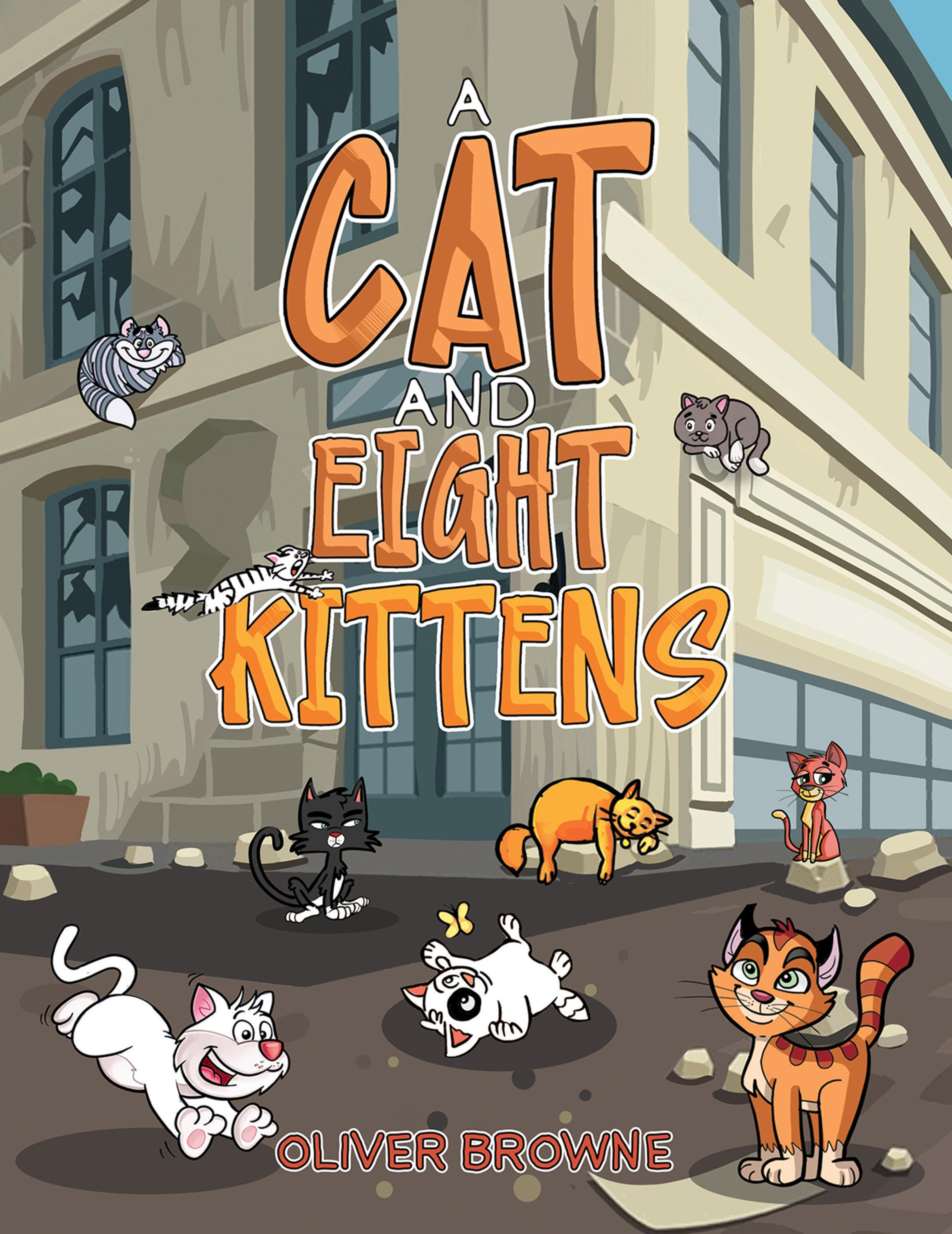 Cover image for A Cat and Eight Kittens