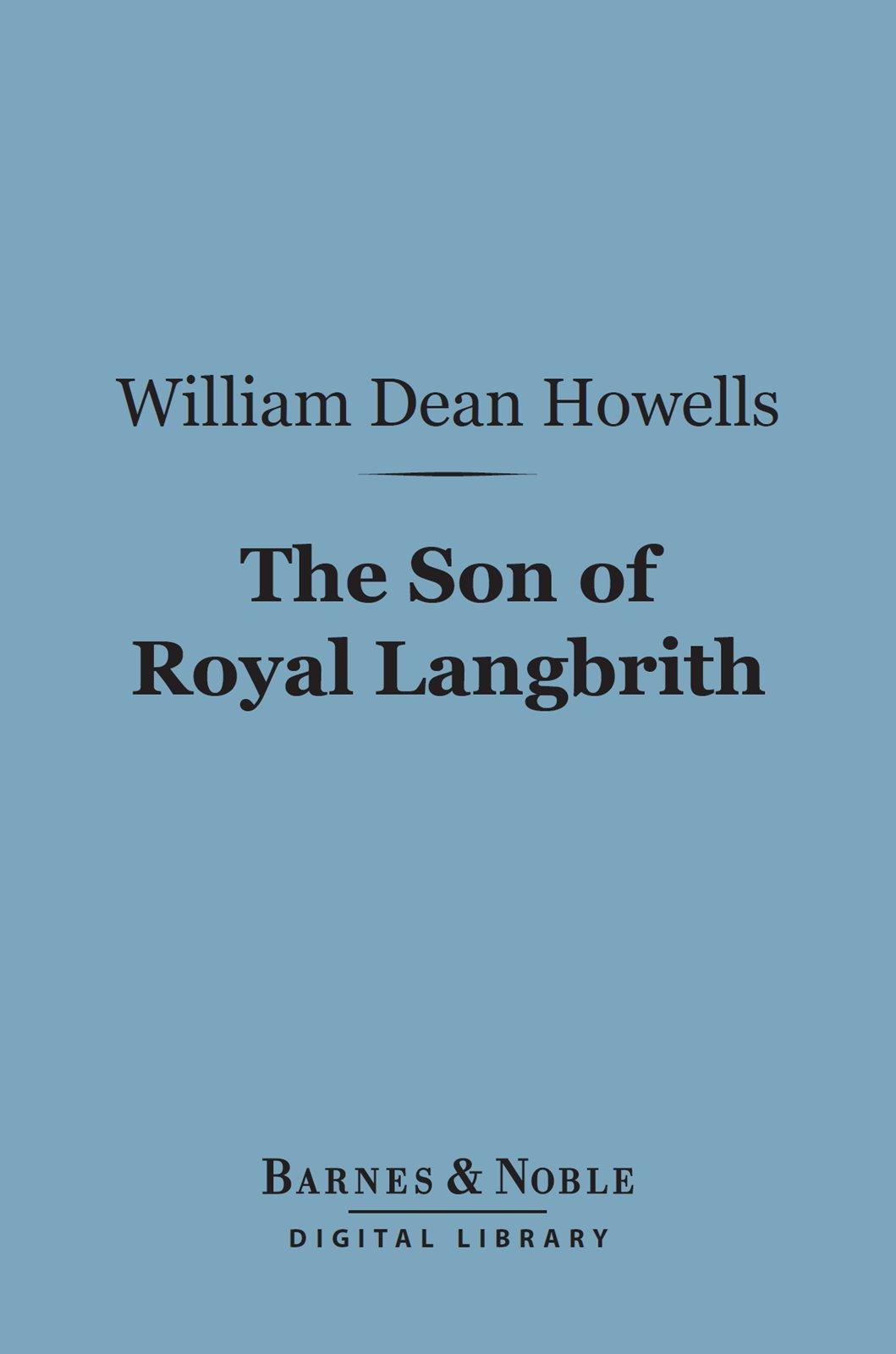 Cover image for The Son of Royal Langbrith (Barnes & Noble Digital Library)