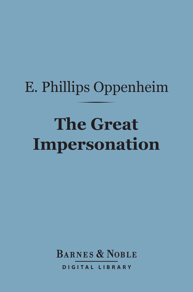 Cover image for The Great Impersonation (Barnes & Noble Digital Library)