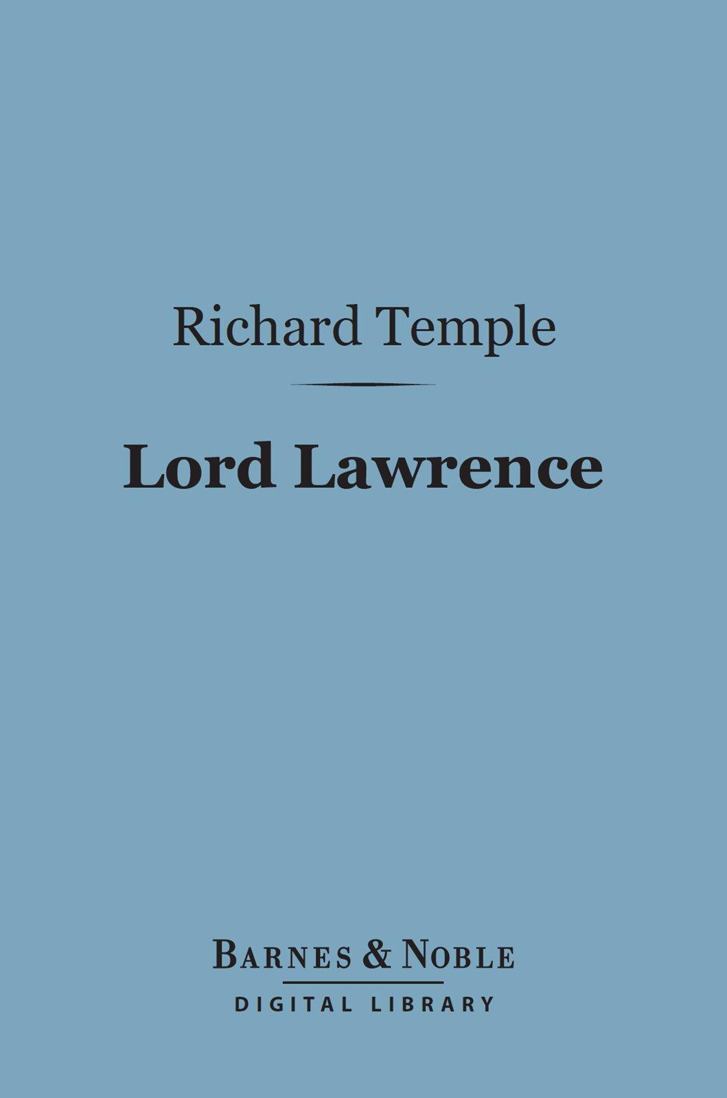 Cover image for Lord Lawrence (Barnes & Noble Digital Library)
