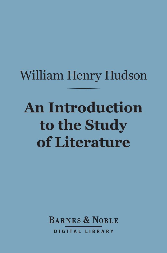 Cover image for An Introduction to the Study of Literature (Barnes & Noble Digital Library)