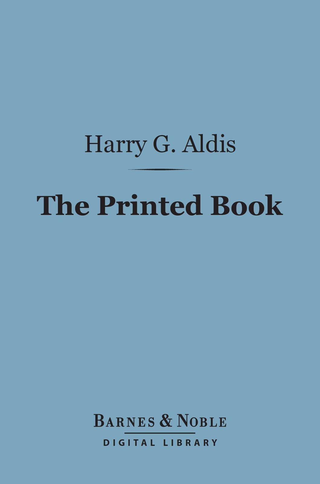 Cover image for The Printed Book (Barnes & Noble Digital Library)