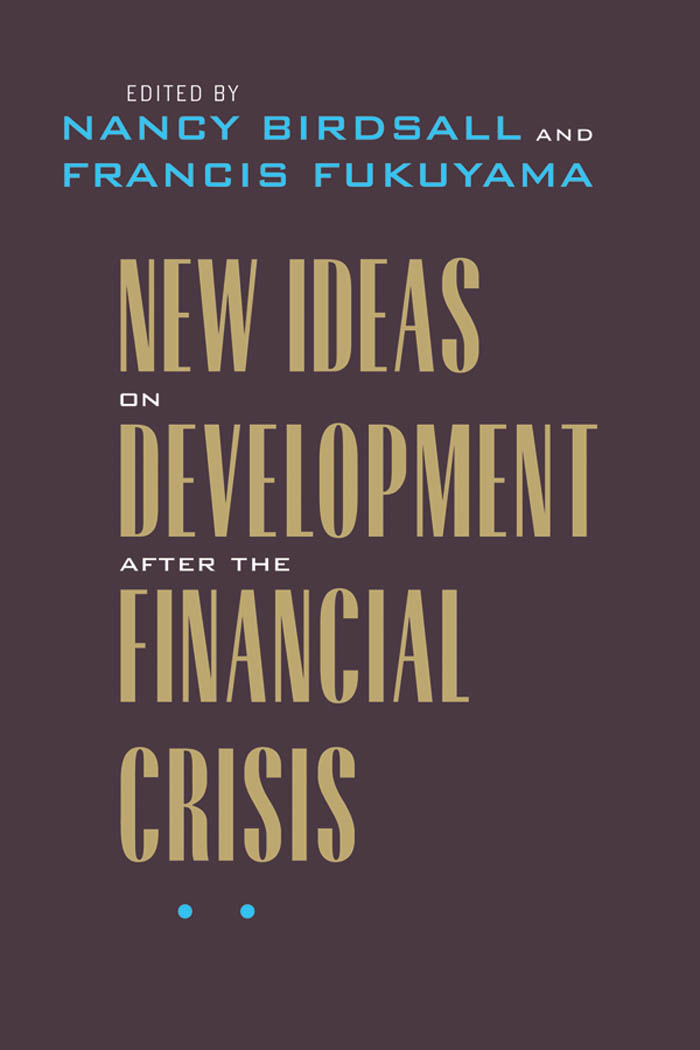Cover image for New Ideas on Development after the Financial Crisis