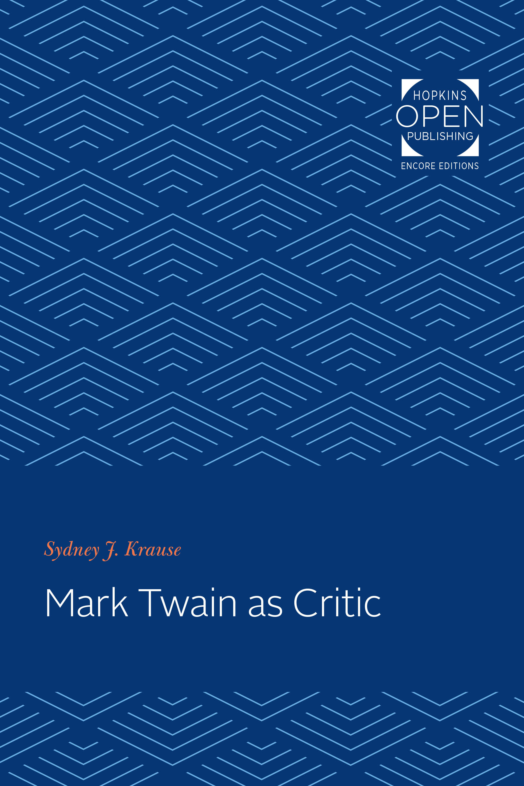 Cover image for Mark Twain as Critic