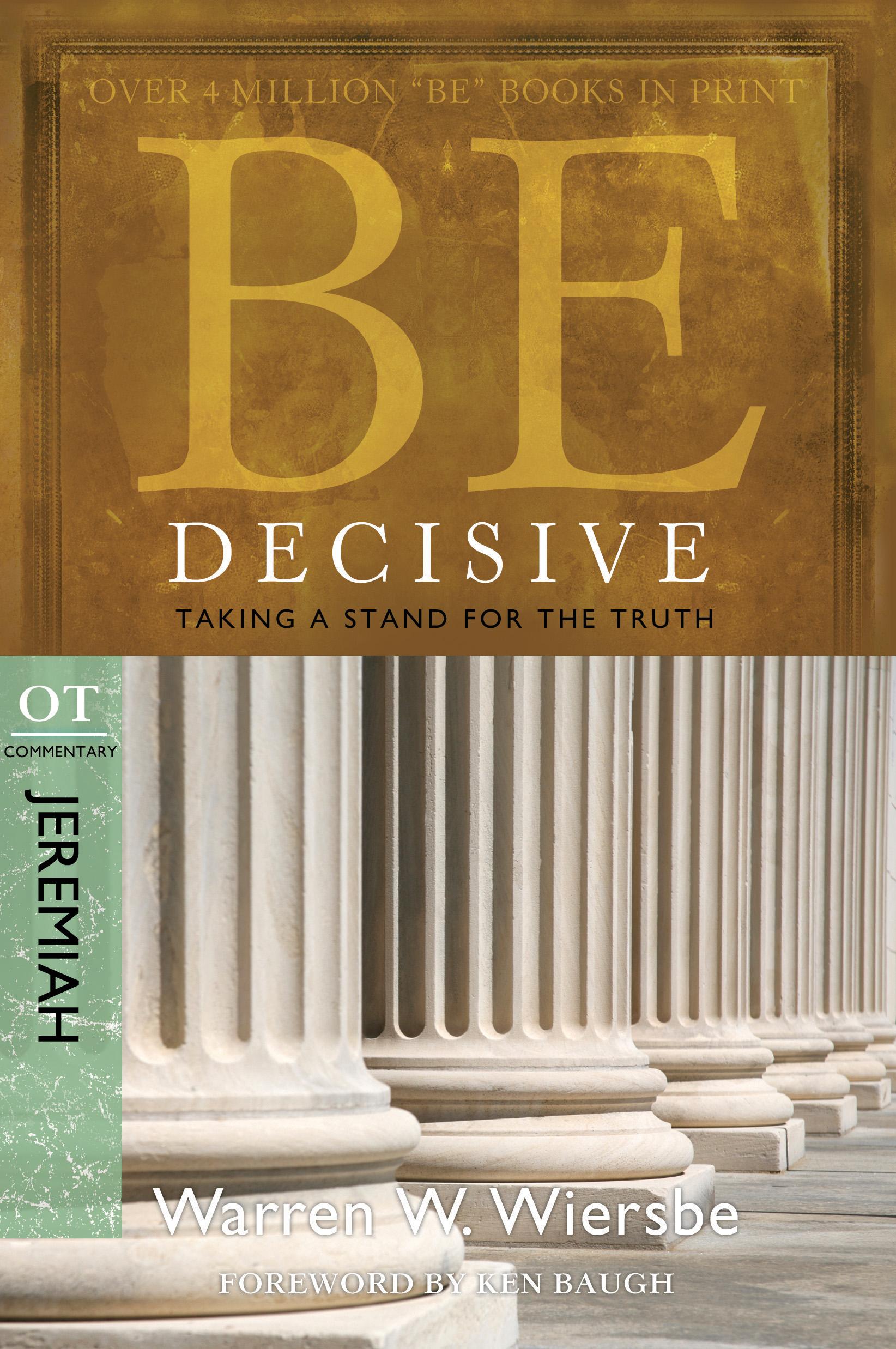 Cover image for Be Decisive (Jeremiah)