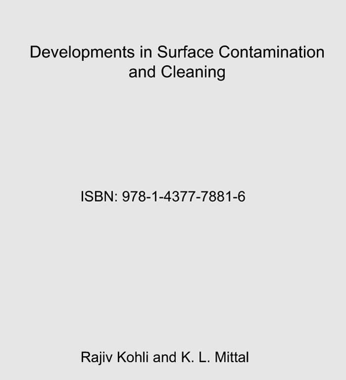 Cover image for Developments in Surface Contamination and Cleaning - Vol 5