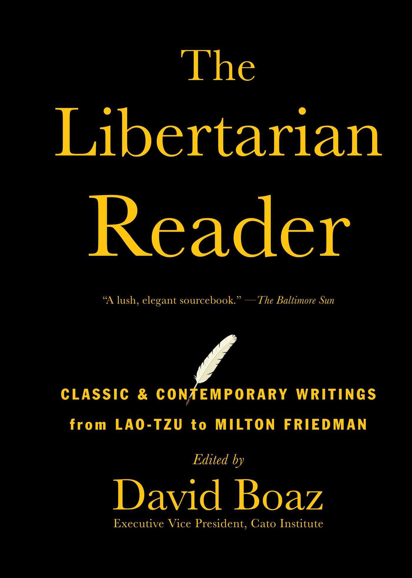 Cover image for The Libertarian Reader
