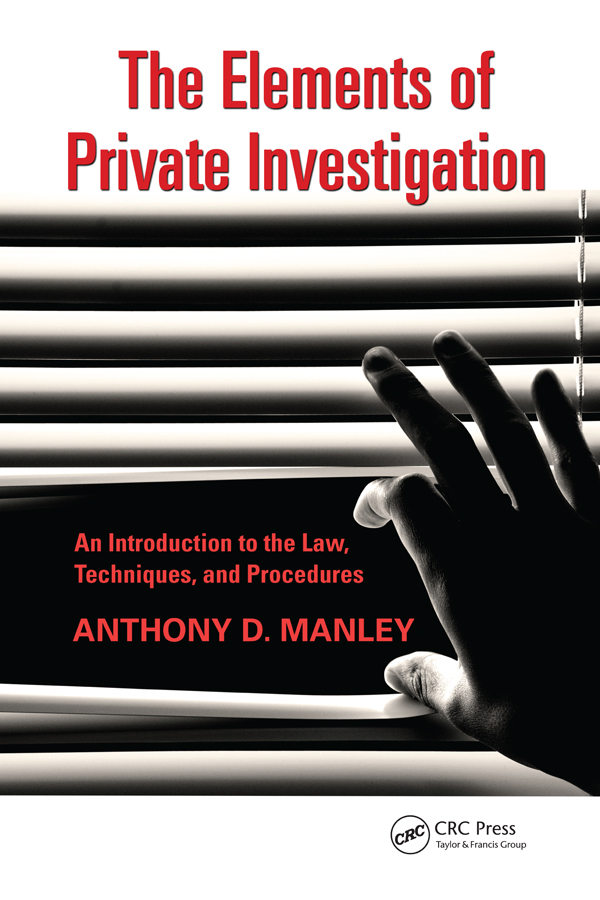 Cover image for The Elements of Private Investigation