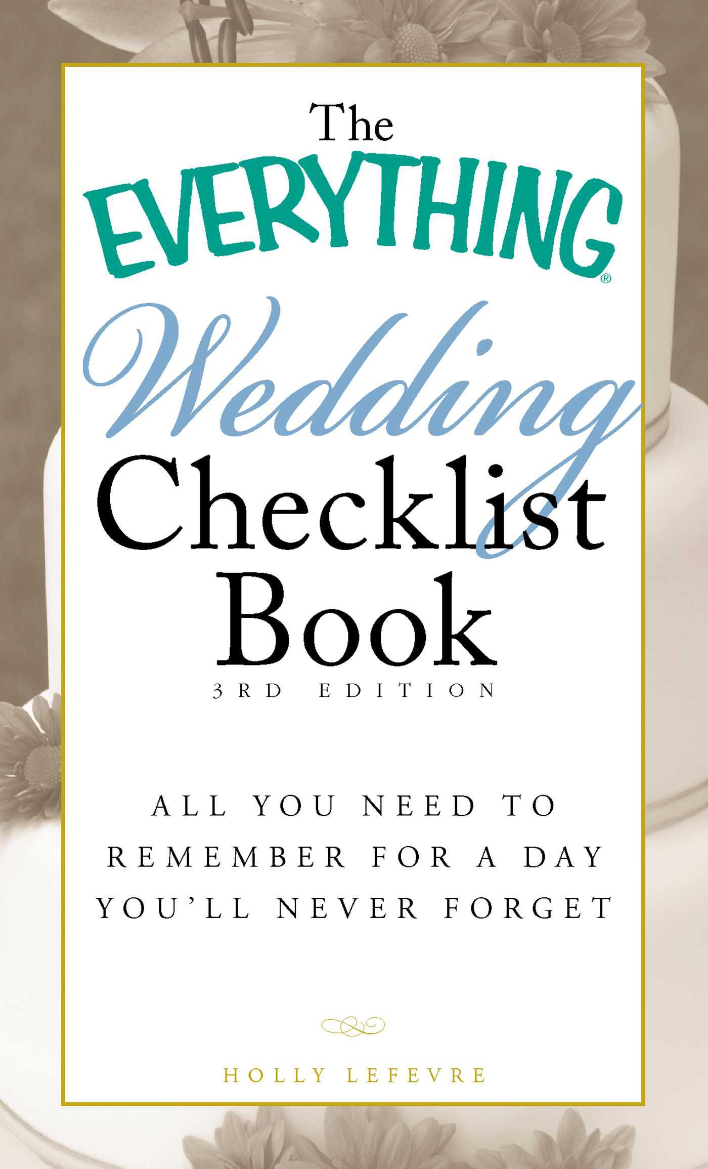 Cover image for The Everything Wedding Checklist Book