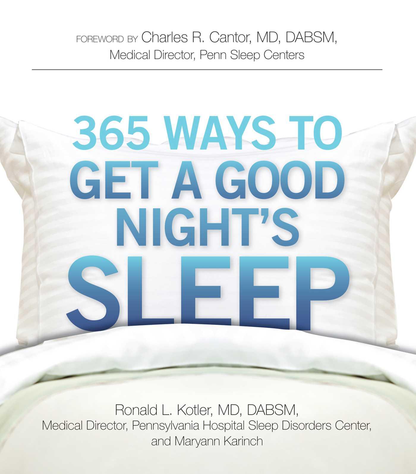 Cover image for 365 Ways to Get a Good Night's Sleep