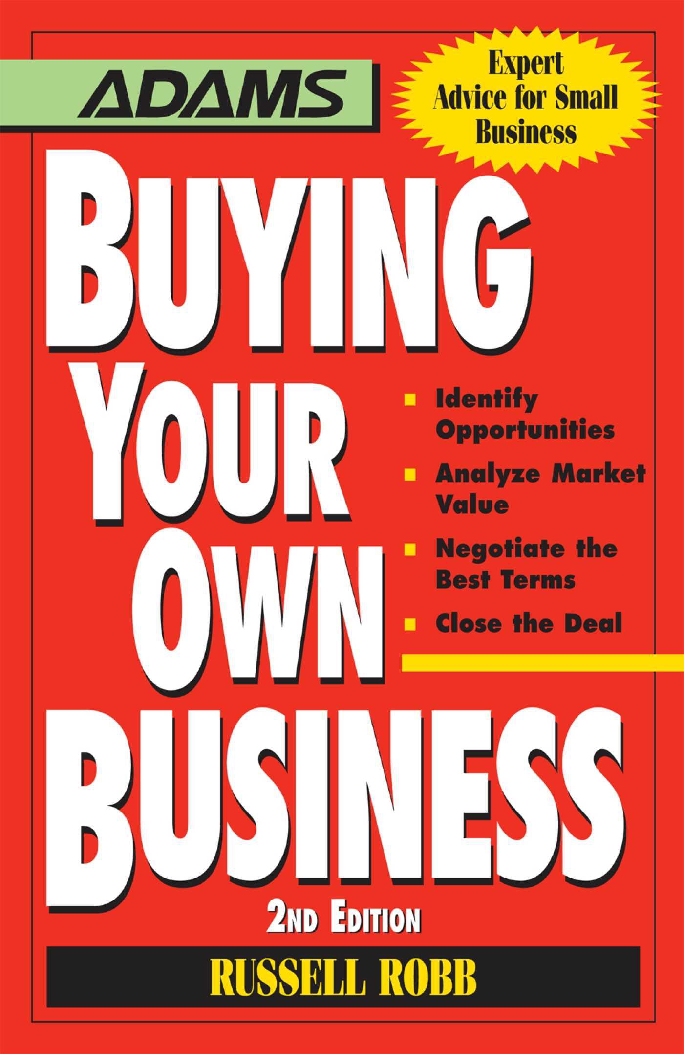 Cover image for Buying Your Own Business