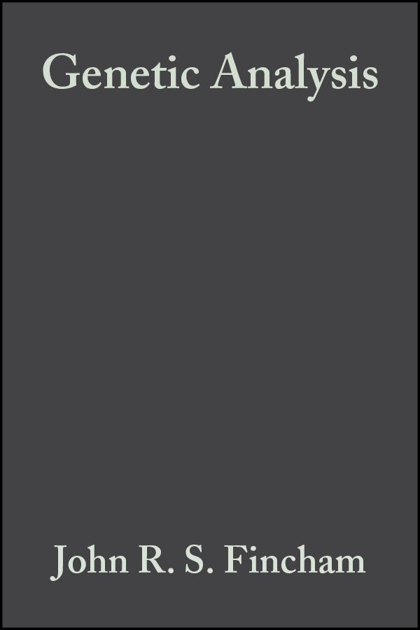 Cover image for Genetic Analysis