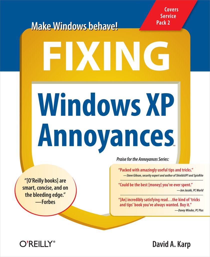 Fixing Windows XP Annoyances