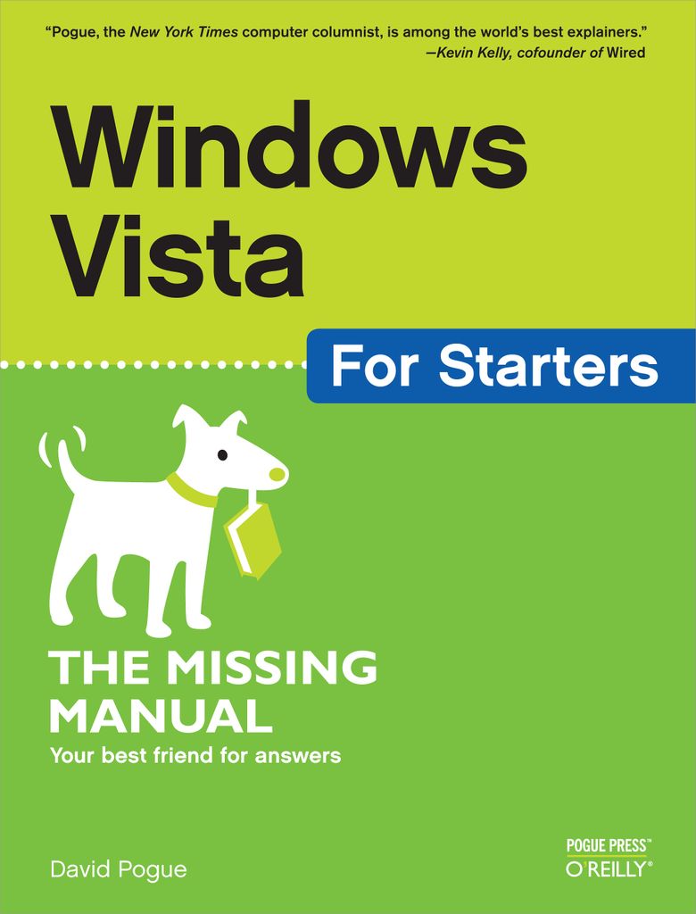 Windows Vista for Starters: The Missing Manual