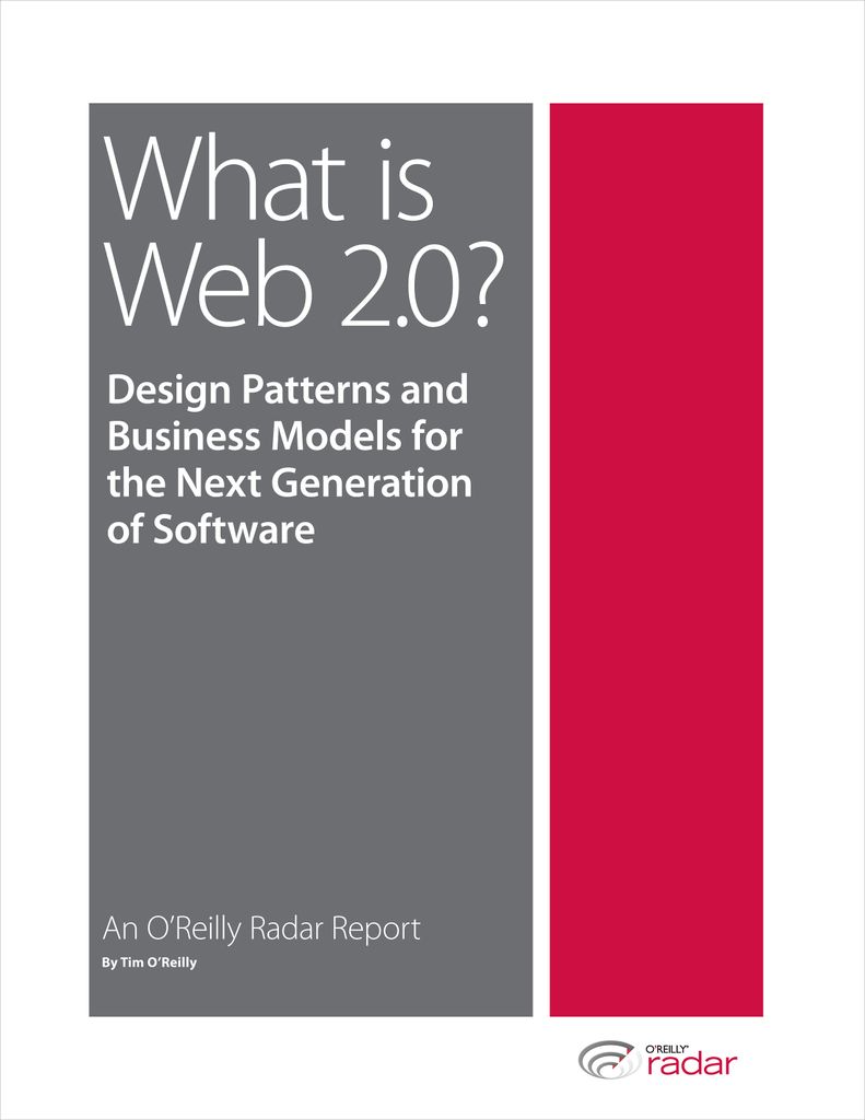 What is Web 2.0