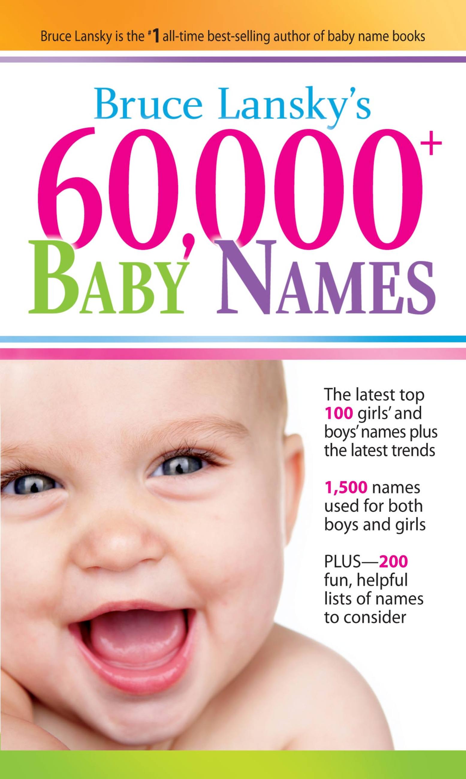 Cover image for 60,000+ Baby Names