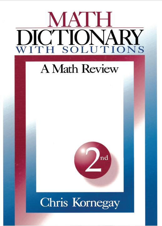 Math Dictionary With Solutions