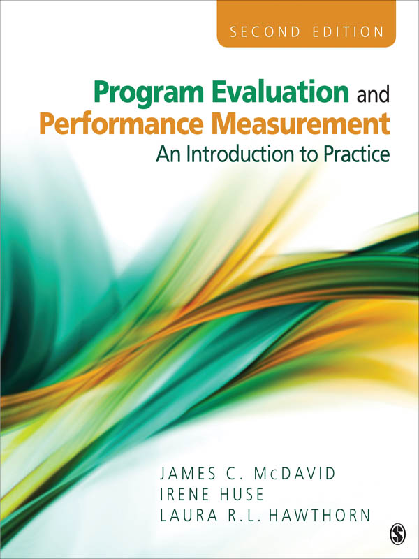 Program Evaluation And Performance Measurement 9781412978316 - 