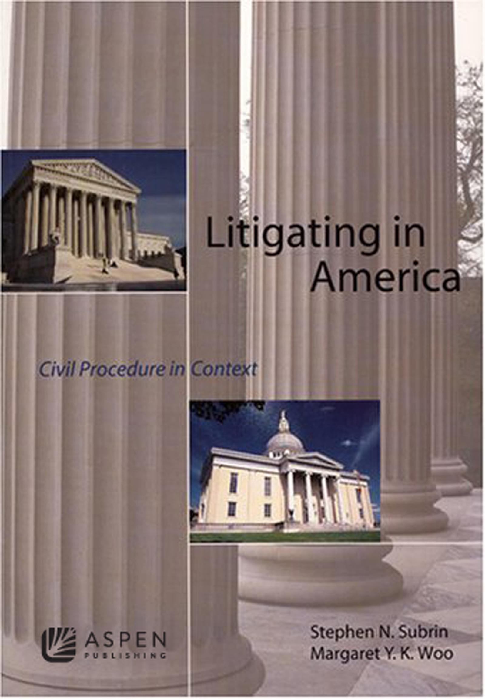 Cover image for Litigating in America