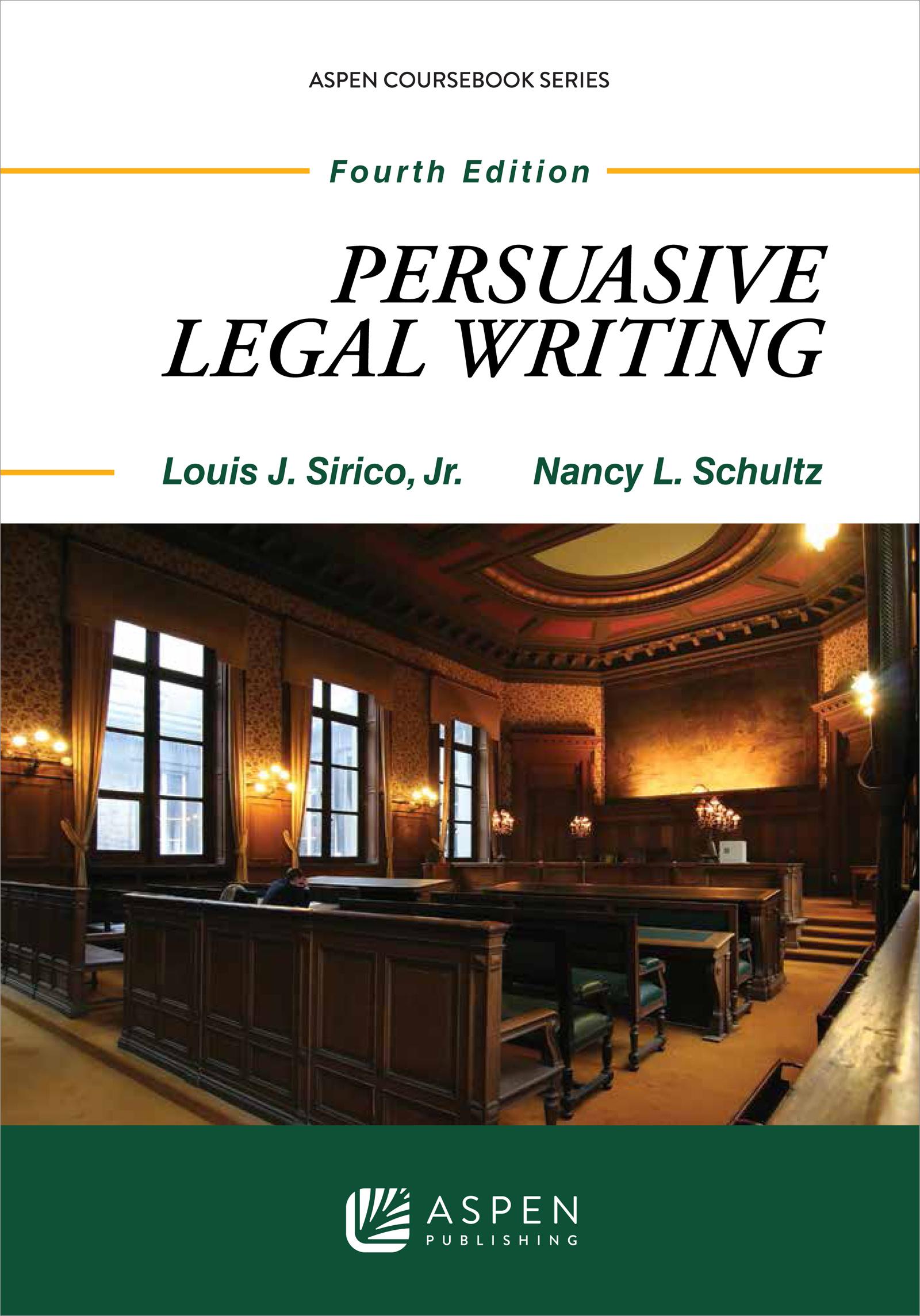 Cover image for Persuasive Legal Writing