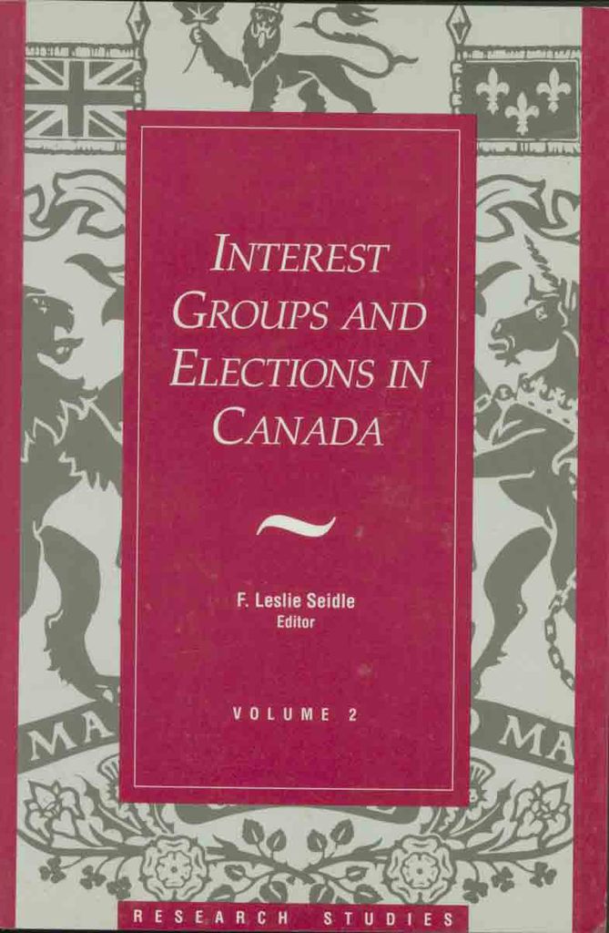 Interest Groups and Elections in Canada